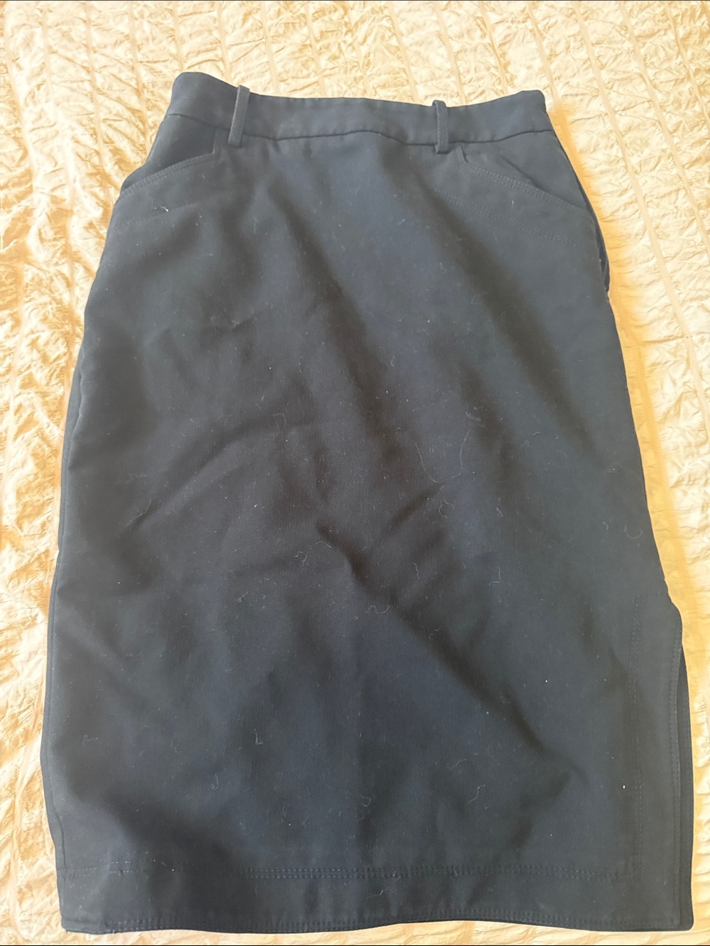 Black formal skirt